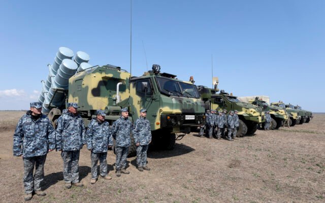 Ukrainos raketų sistemos „Neptune“ paleidimo įrenginiai