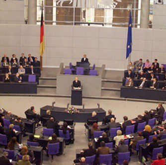Vladimiras Putinas Vokietijoje 2001 metais